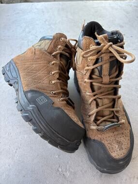 5.11 Tactical Cable Hiker Boots Mens 8 Brown Protective Toe EH